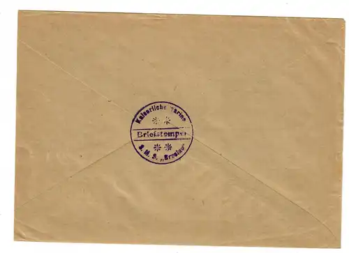 1915: KDMSP No 69, Marinesache, Kassenverwaltung Breslau, Kommando Wilhelmshaven