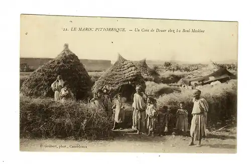 1915: Camp Sidi-Sliman, carte de visite interne par Jüterbog, censure