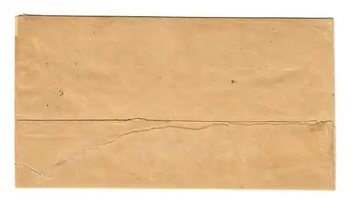 1905/08: Streifband Jerusalem an Diakonissenhospital Cairo, siehe Beschreibung