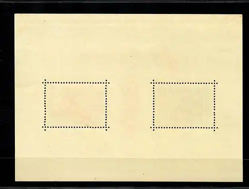 Serbien MiNr. Block 4 IV, postfrisch,** Plattenfehler, BPP Attest,Kriegsinvalide