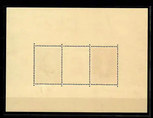 Serbien MiNr. Block 3 I, postfrisch,** Plattenfehler, BPP Attest, Kriegsinvalide