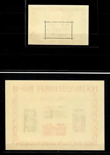 Sarre: Min. Block 1 + 2, post-freeck, **, Aide aux inondations