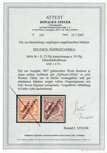 DSWA: Min. II, Falz avec caoutchouc original, BPP Attest