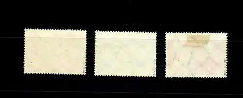 DR: MiNr. 496-498, sauber gestempelt, Chicagofahrt, BPP Signatur