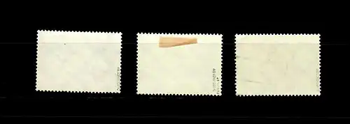 DR: Mi Nr. 496-498, cacheté, Chicago, signature BPP