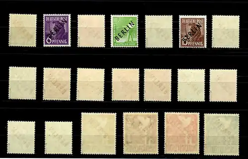 Berlin: MiNr. 1-20, **, postfrisch,  BPP Attest