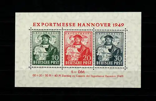 BiZone: MiNr. Block 1c, post-freease, **, BPP Attest