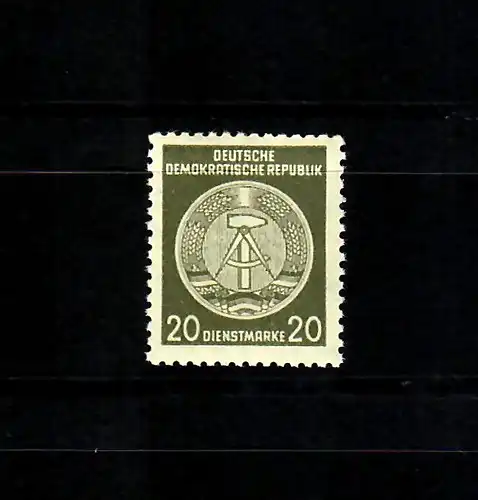 DDR Libellé MiNr. 22 xl XI, type I, frais de port, **, BPP Attest