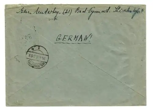Inscrivez-vous Bad Pyrmont, payant, 20.4.1946 à Wolfenbüttel