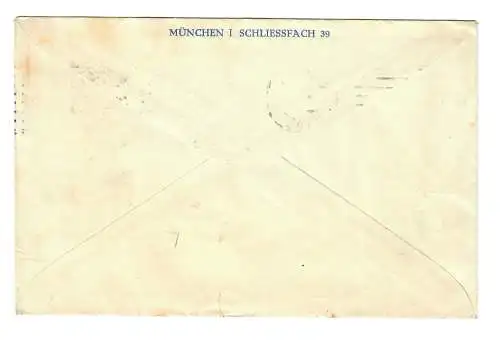 München 1916: Landessammelstelle der bayer. Kriegsinvaliden Fürsorge - Kitzingen