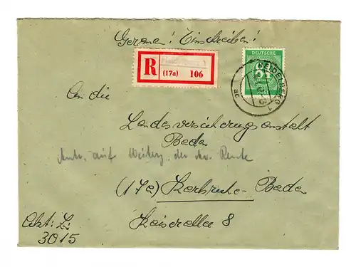 Inscrivez Heidelberg à Karlsruhe en 1947