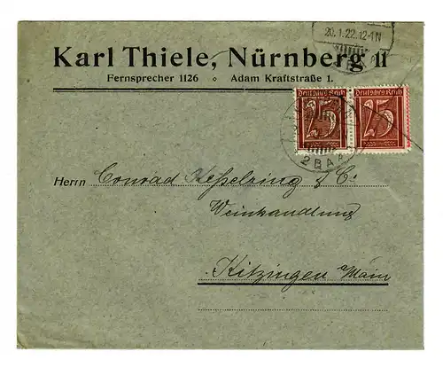 Nuremberg 1922 après Kitzingen