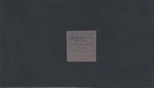 Ukraine: Gebiet Sarny, MiNr. 1 B P Type II, ohne Gummi