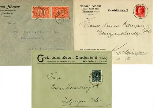 11x Kirchheimbolanden, Bad Dürkheim, Edenkoben, Neustadt adH, Hambach, Maikammer