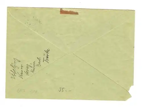 Brief mit aus Unterspiesheim/Schweinfurt nach Gerolzhofen 5.5.55