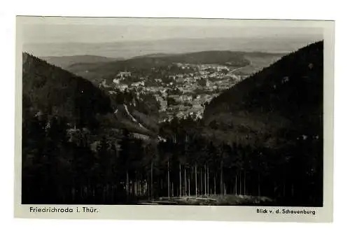 Carte de vue 1950 Friedrichsroda vers Francfort, Min. 266