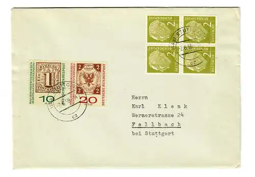 Lettre 2.6.1959 de Stuttgart à Fellbach