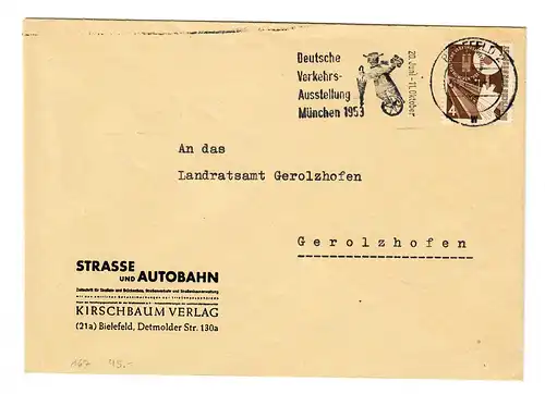 Lettre de Bielefeld, Exposition des Transports Munich 1953