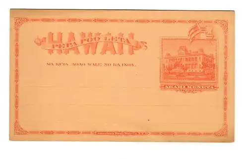 Hawai: unused   Post card 