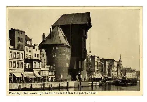 Gdansk: carte de vue 1937 après Zwickau, numéro 267