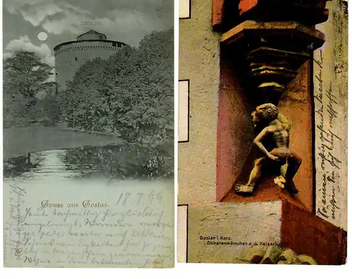 6x Ansichtskarten Goslar