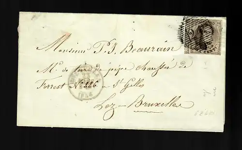 cover from Liège 1856 to Buxelles