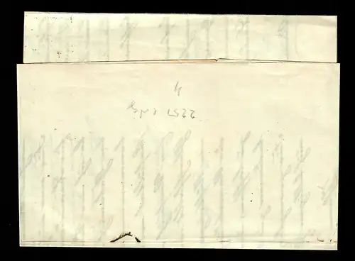 Brief aus Prag nach Gabel 1862, MiNr. 18a
