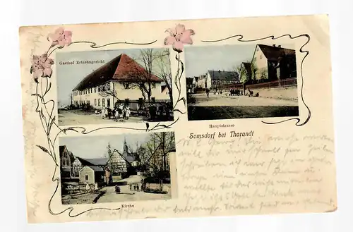 Ansichtskarte Somsdorf bei Tharandt 1918