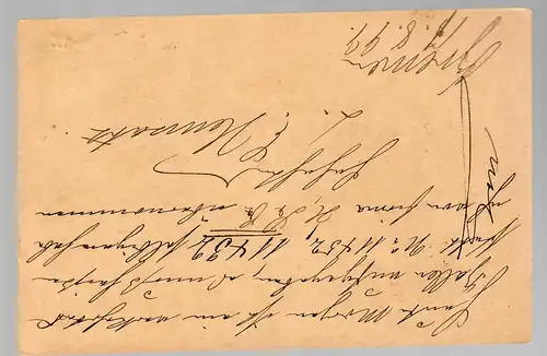 Carte postale Transport privé Brême 1899.