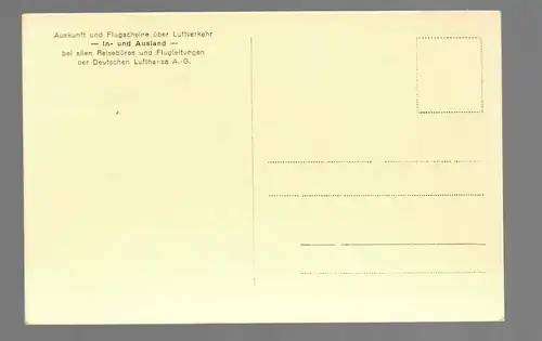 Carte photo: avions à flash en préparation au décollage He 70 de la Deutsche Lufthansa AG