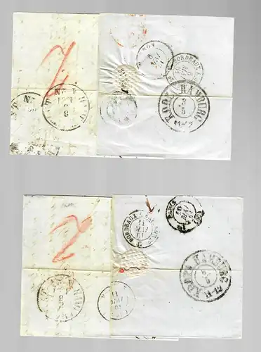 2x covers from Denmark/Kobenhaven to Mugron/France