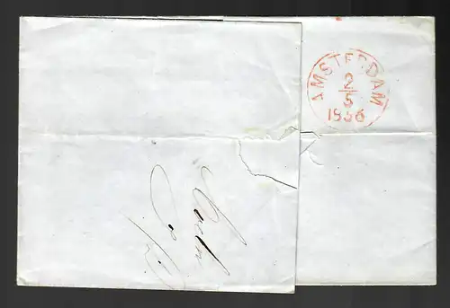 Lettre 1856 de Coeln à Amsterdam, Min. 4