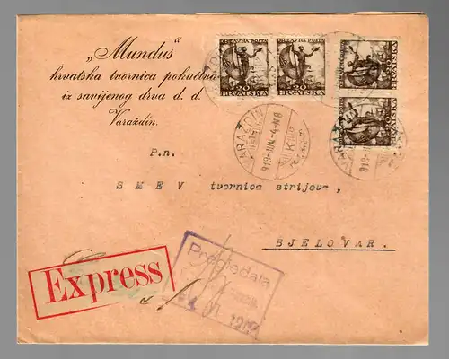 Yougoslavie: Express Varazdin to Bjelovar