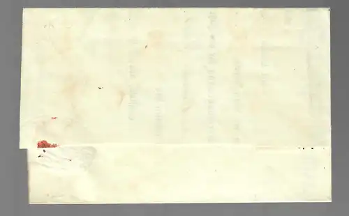 Eichstädt 1868, lettre partielle Bayr. Association d'assistance aux invalides