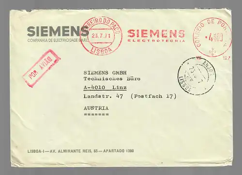 Anjos 1971, Lisboa, Siemens GmbH to Austria