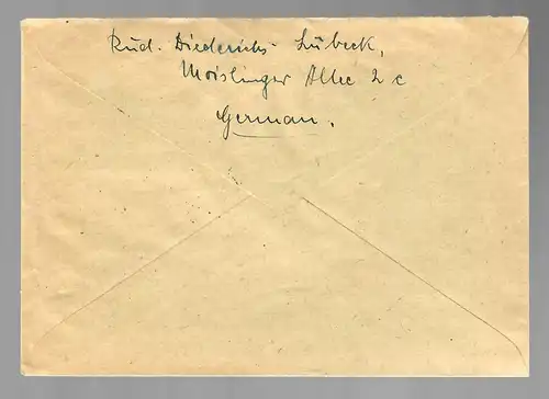 Inscription de la ville de Lubeck, sous-rand type III