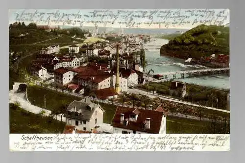 Carte de vue Schaffhouse 1907 après Wachtwitz / Dresde