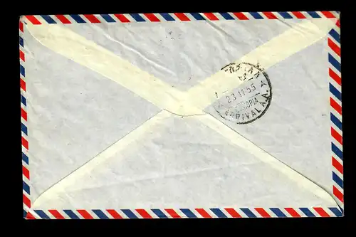 air mail 1955 Alexandria to Berlin, Organisation des Nations Unies pour la santé Ethiopia, Gondar
