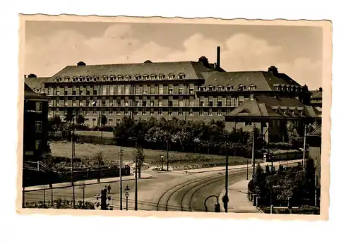Ansichtskarte Zwickau, Staatliches Krankenstift, Geburtshilfe nach Chemnitz 1935