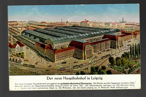 Carte de Feldpost gare centrale de Leipzig, gareskommandantur Engelsdorf vers Zittau