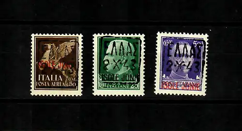 Zante: MiNr. I-III, postfrisch, **
