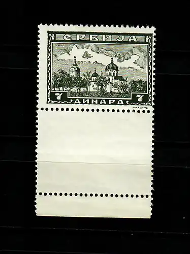 Serbien: MiNr. 79 L, Leerfeld, postfrisch, **