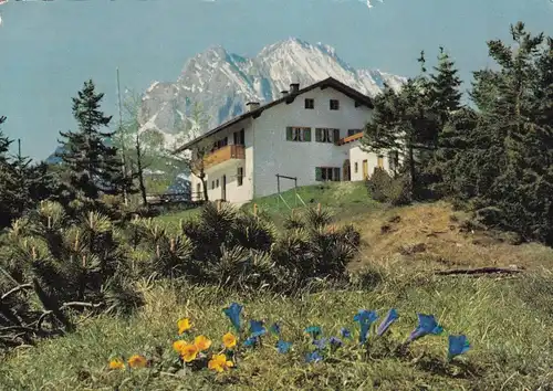 Ansichtskarte St. Anton am Kranzberg 1965 in die Schweiz, Nachporto, Taxe