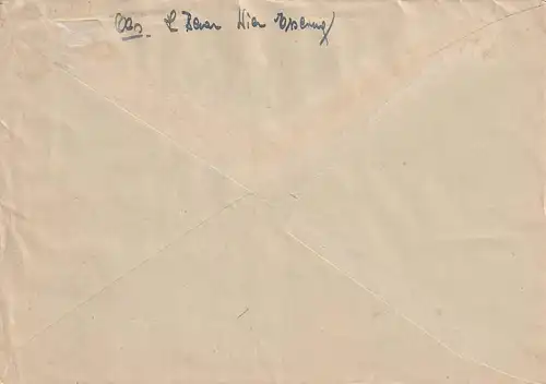 Air mail Inscrivez-vous à Bratislava en 1953 Vienne Essling