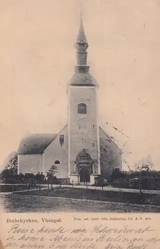 post card Paquebot Malmö via Kopenhagen 1904 to Elberfeld, ship post