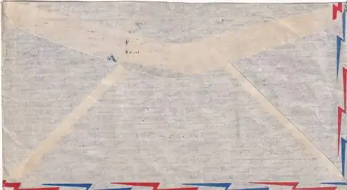 San José 1950 via air mail K.L.M. to Heidelberg