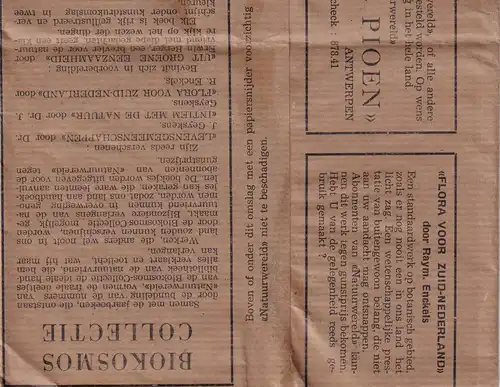 3x covers Anvers, Natuurwereld, après Heidelberg1951 etc.