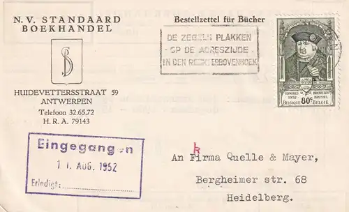 5x covers/card about 1950 to Heidelberg