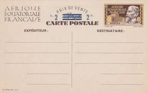 Post card Afrique Equatoriale