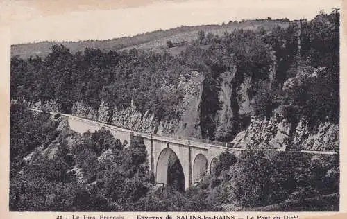 Post card Le Jura - Salins les Bains